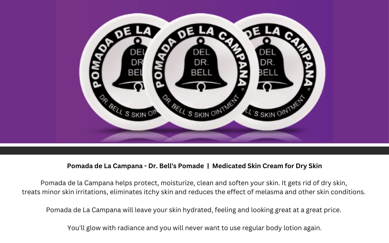 Pomada de la Campana open texture close-up illustrating rich balm consistency and hydration
