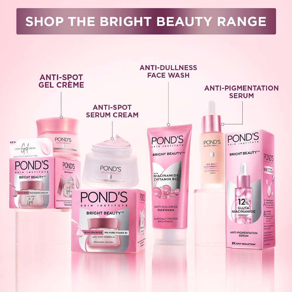 POND'S 200 g tube beside travel items for easy packing