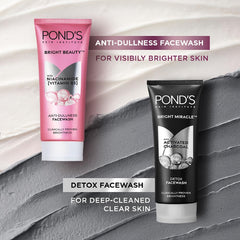 POND'S being applied to damp face to remove impurities