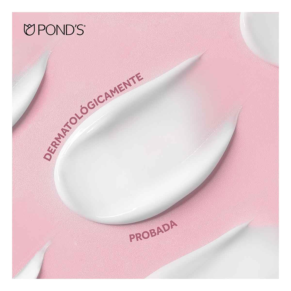 POND'S product next to vitamin C and niacinamide visuals showing brightening actives benefit