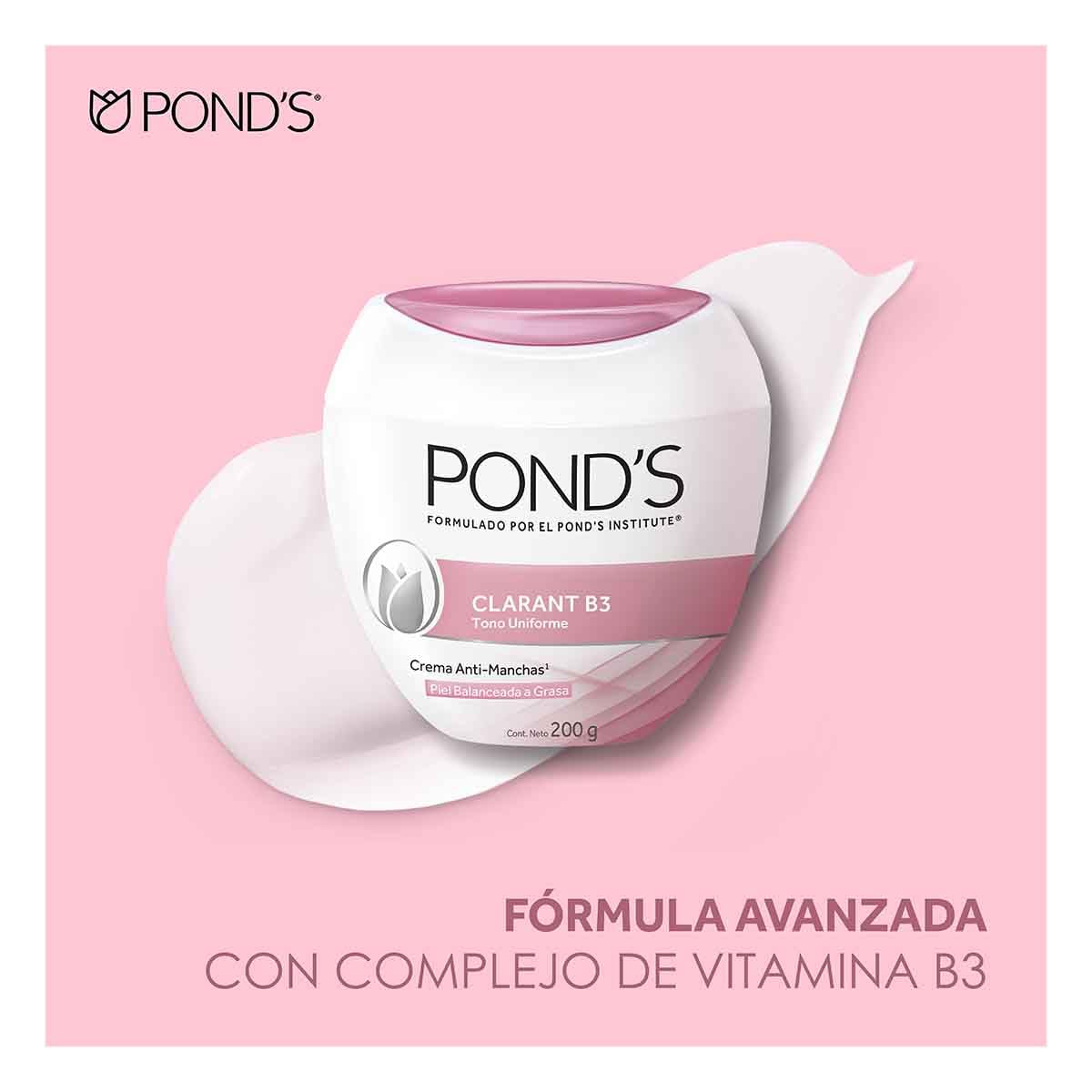 POND'S jar in hand illustrating actual 7oz scale for accurate size perception benefit