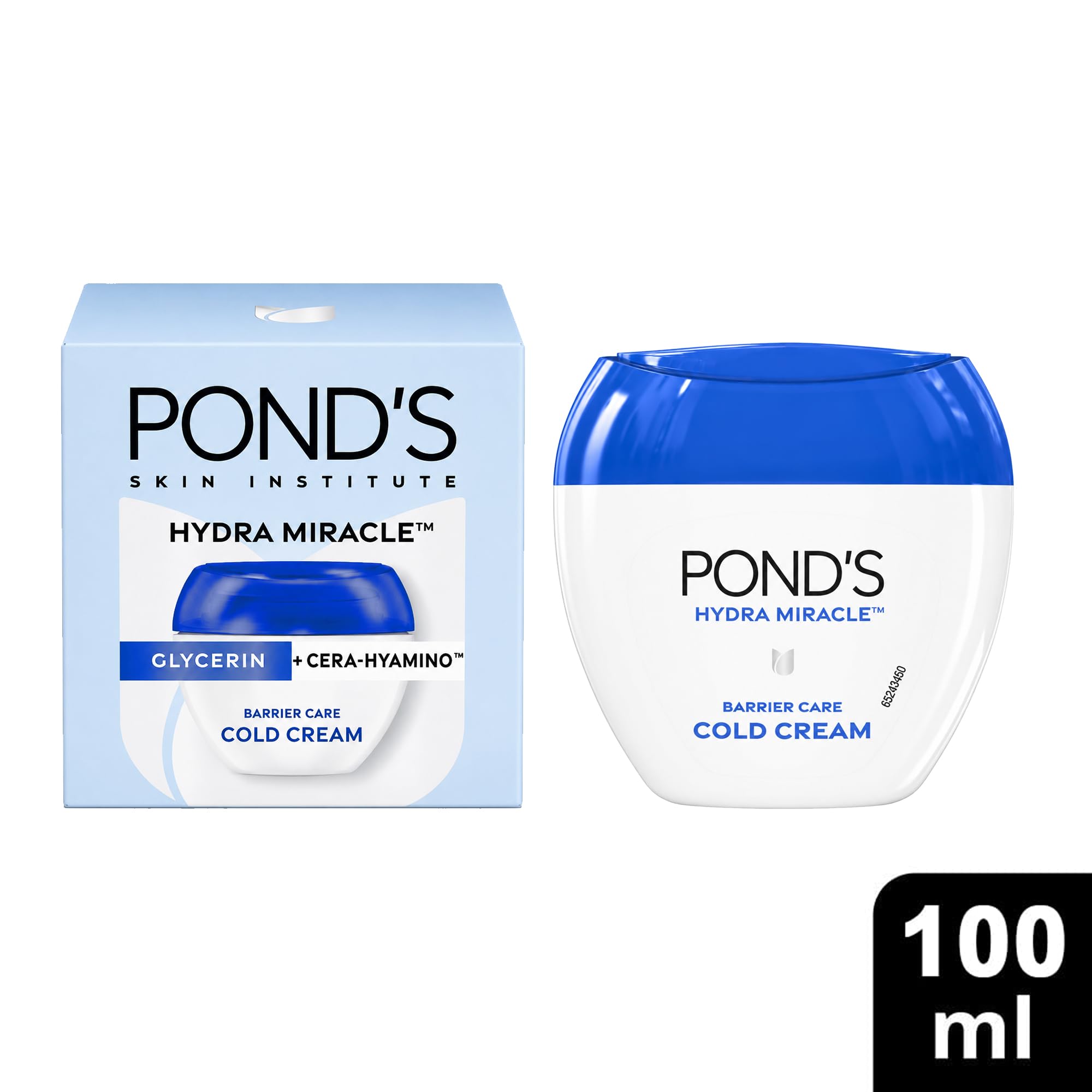 POND'S tube cap detail highlighting convenient portable design