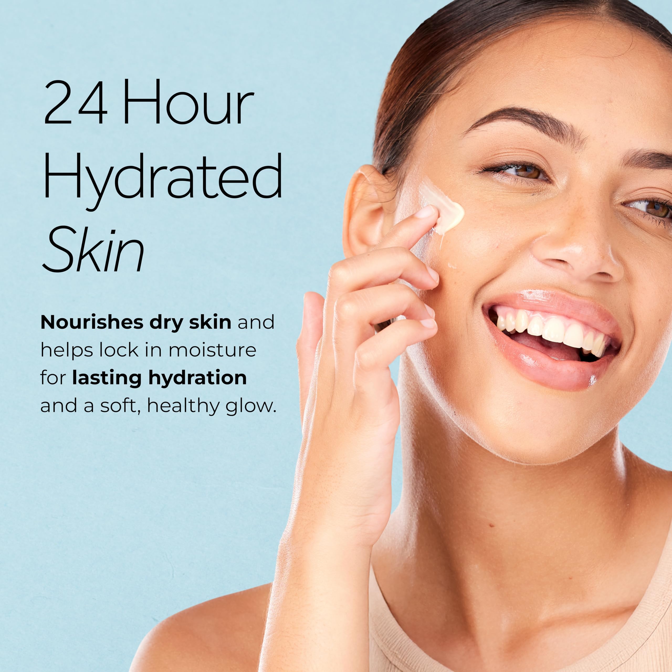 POND'S cream being applied to hand showing immediate softness benefit