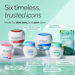 POND'S ivory jar on neutral background highlighting gentle formula