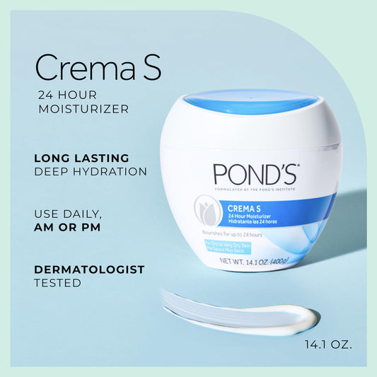 POND'S open jar texture close-up highlighting creamy nourishing feel