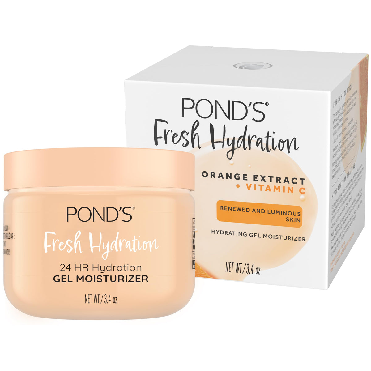 POND'S front jar showing clean packaging and hydration benefit