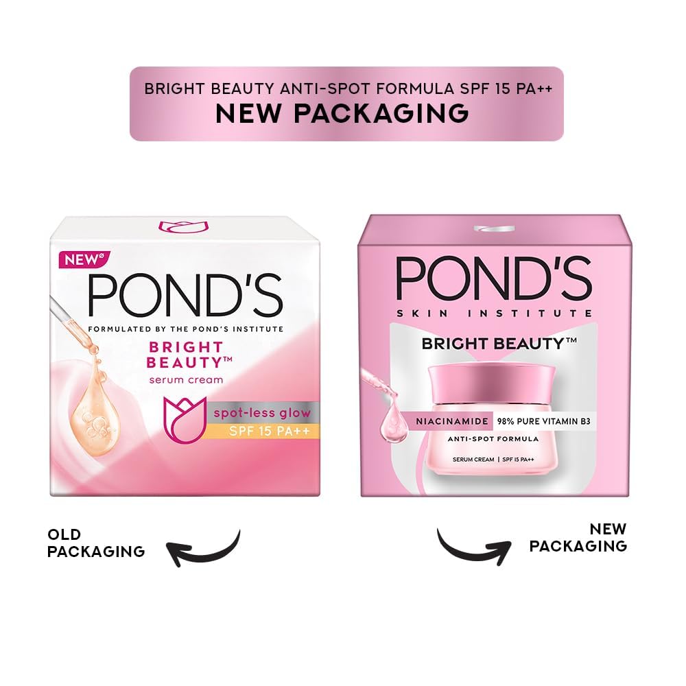 POND'S open jar with cream revealing smooth texture and non-greasy finish