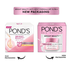 POND'S open jar with cream revealing smooth texture and non-greasy finish