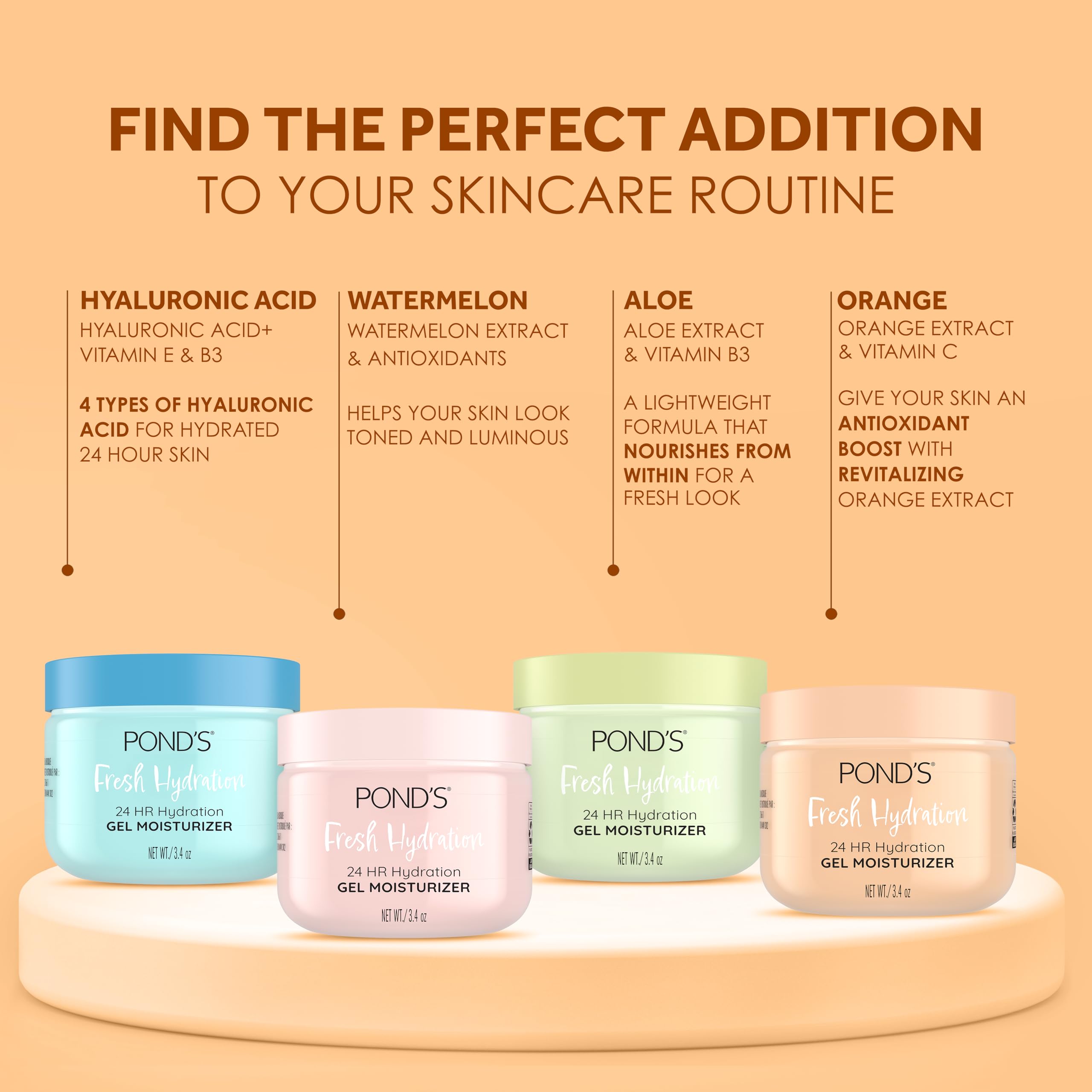 POND'S jar on nightstand illustrating nighttime hydration routine