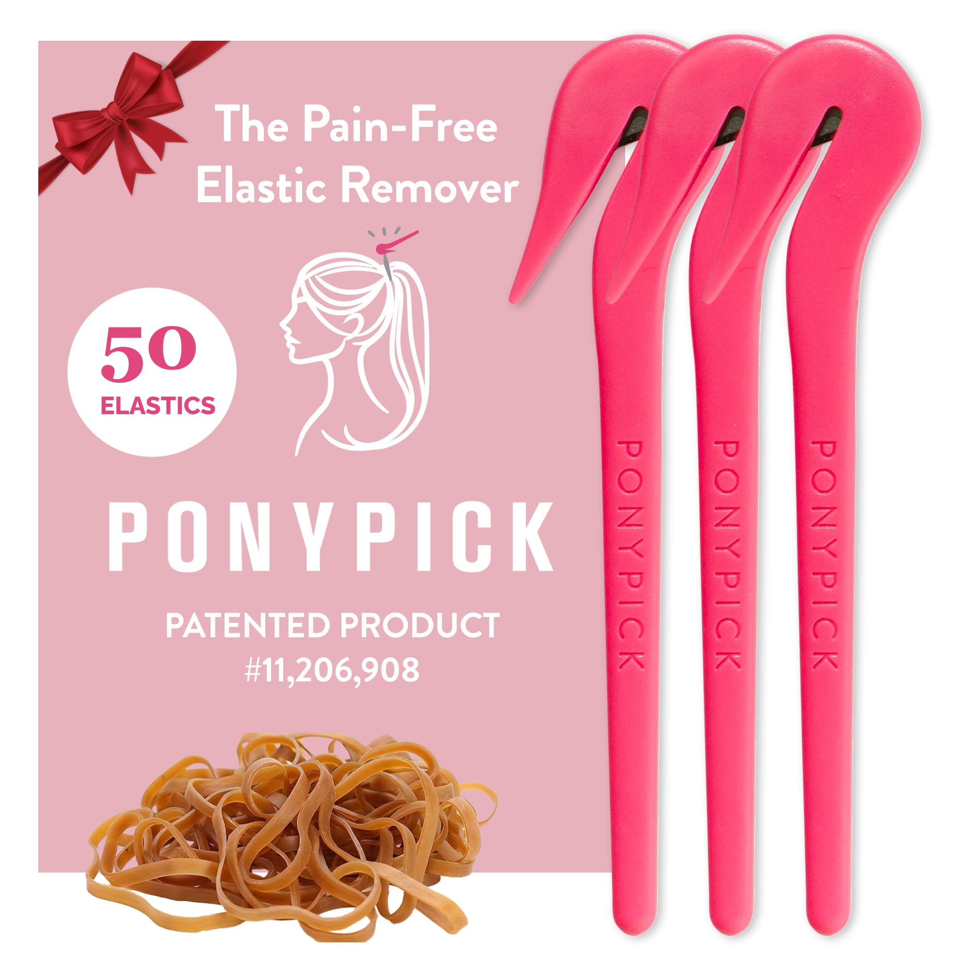Pony Pick front view showing tool shape and grip for easy removal