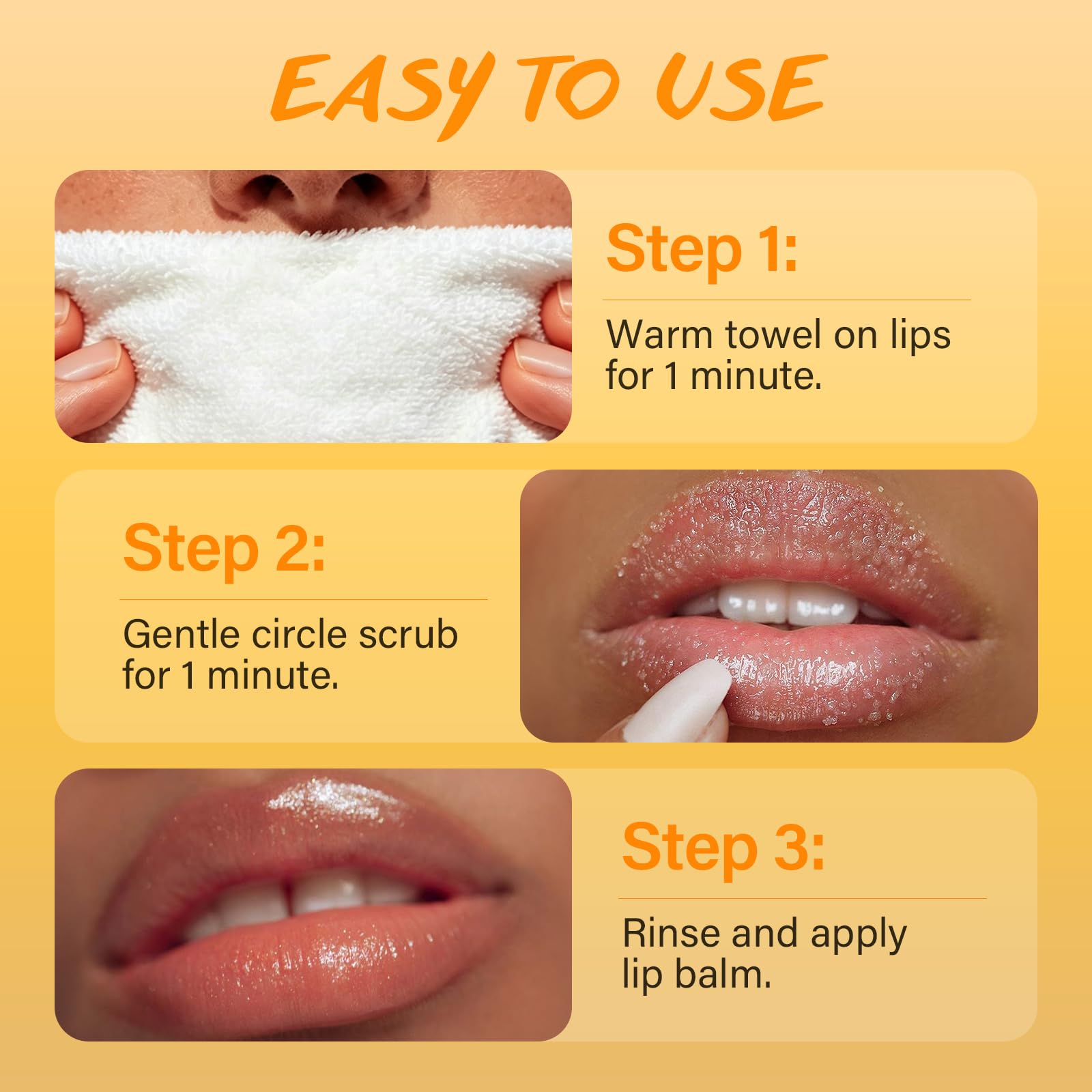 POP MODERN.C before and after lips comparison showing smoother, softer result