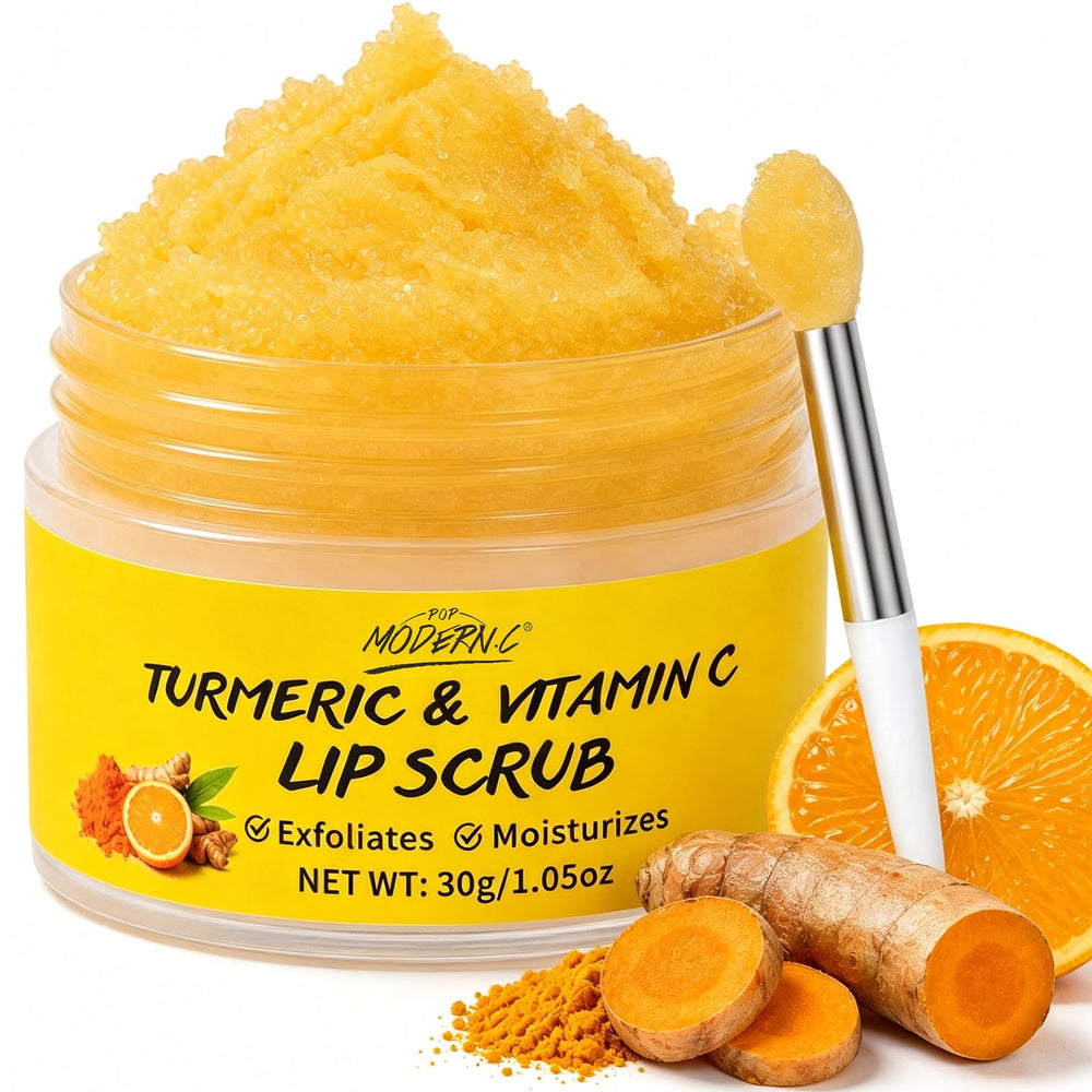 POP MODERN.C front jar view showing clean packaging and visible scrub