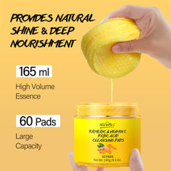 Open jar of POP MODERN.C displaying stacked cleansing pads for longer use