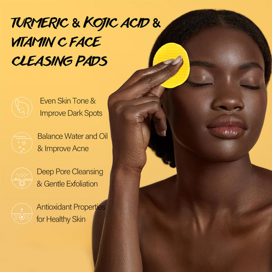 Close-up of POP MODERN.C pad texture saturated in serum for gentle exfoliation