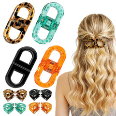 POPLOPP front packaging showing four magnetic hair clips and compact case, travel ready