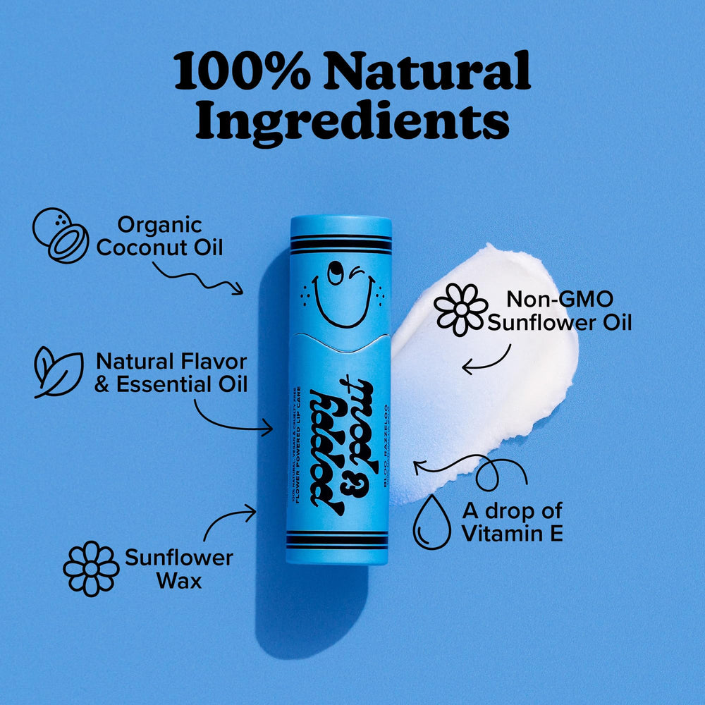 Poppy & Pout recyclable cardboard tube detail highlighting plastic-free design and durability