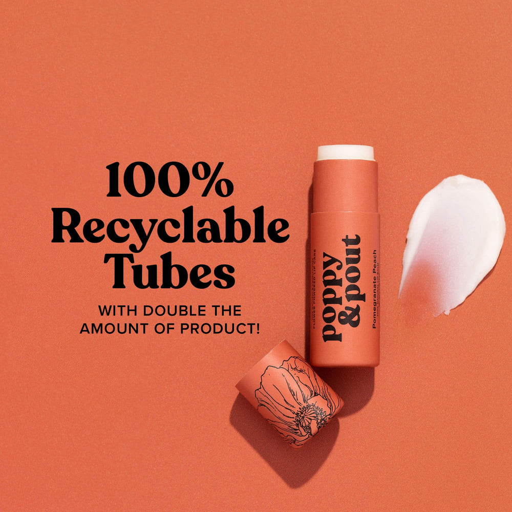 Poppy & Pout lifestyle image outdoors showing portable hydration during travel