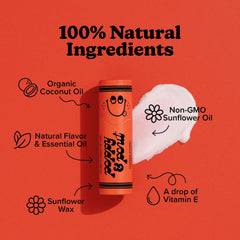 Poppy & Pout open tube close-up texture highlighting smooth beeswax hydration