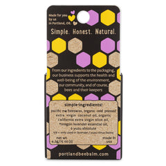 Portland Bee Balm close-up of beeswax texture highlighting moisturizing barrier