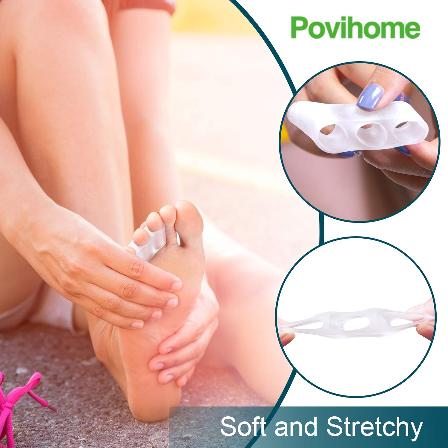 Povihome five pairs arranged to show quantity and reuse benefit