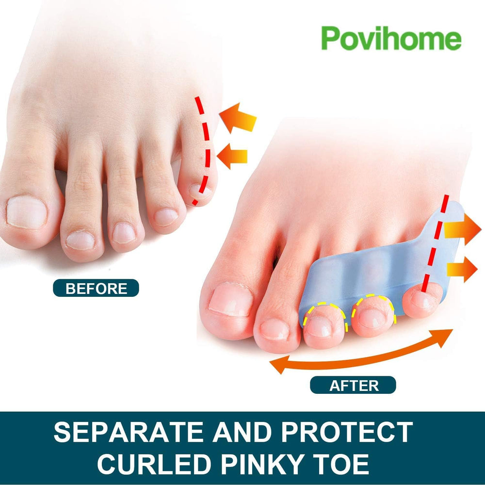 Povihome separator held in hand showing flexible material and easy use