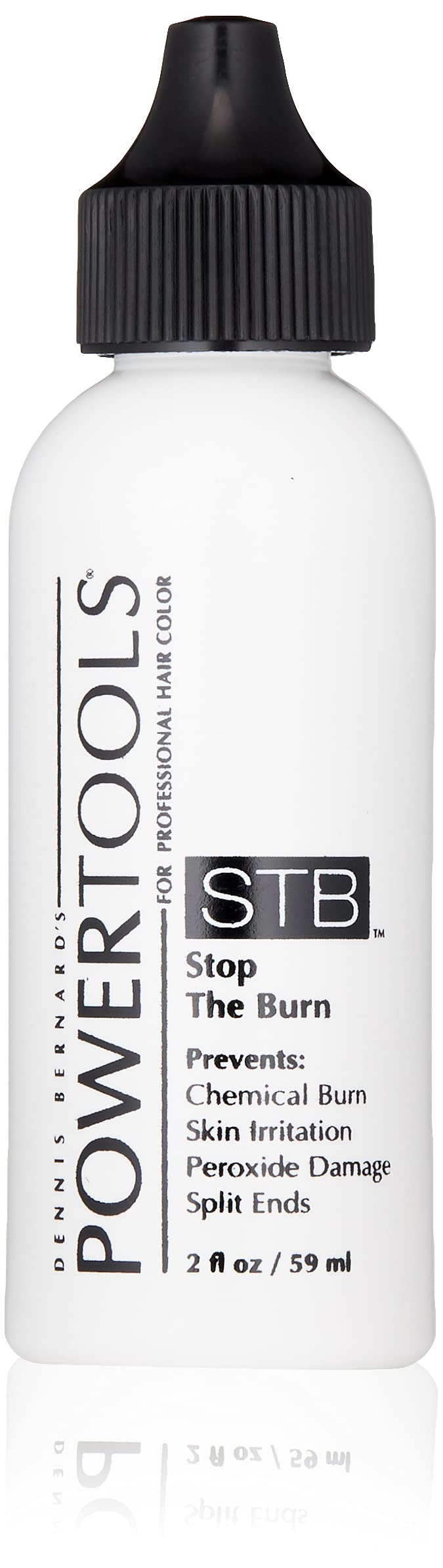 POWERTOOLS STB front bottle showing label and size, offers easy identification