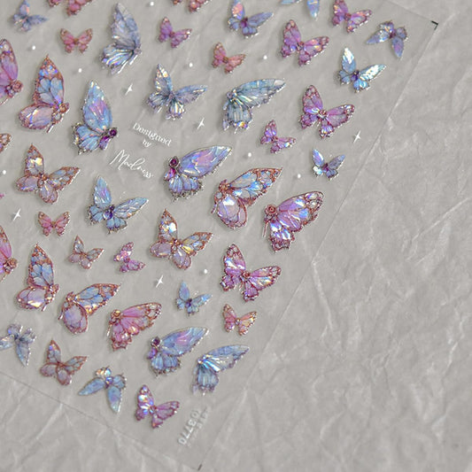 POWPOP close-up of 5D embossed texture showing raised detail for realistic nails
