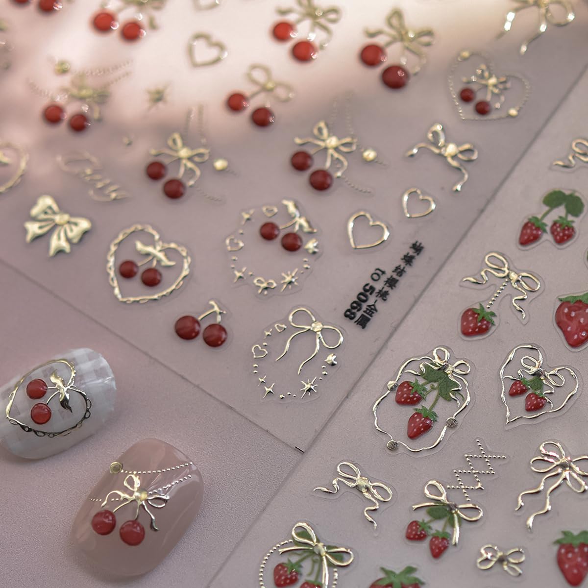 POWPOP front packaging showing cherry stickers and vibrant motifs for easy styling