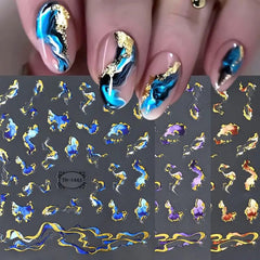 POWPOP front packaging showing marble and French-line designs, easy salon look