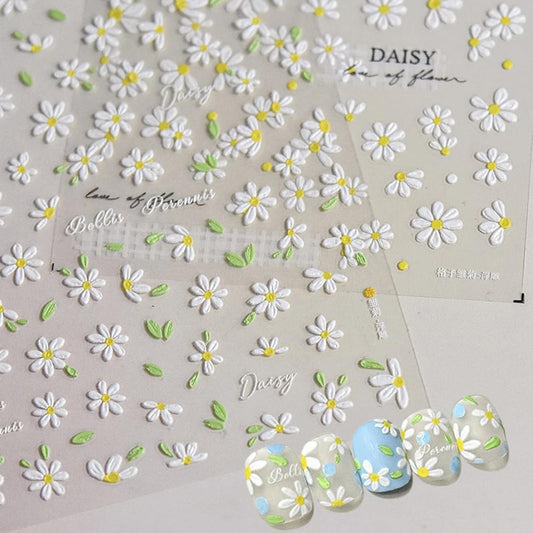 POWPOP front packaging showing white daisy decals and benefits