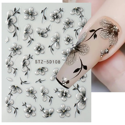 POWPOP front sheet packaging showing colorful summer floral decals and butterflies, easy selection benefit