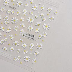 POWPOP on natural nails showing spring design that brightens nails