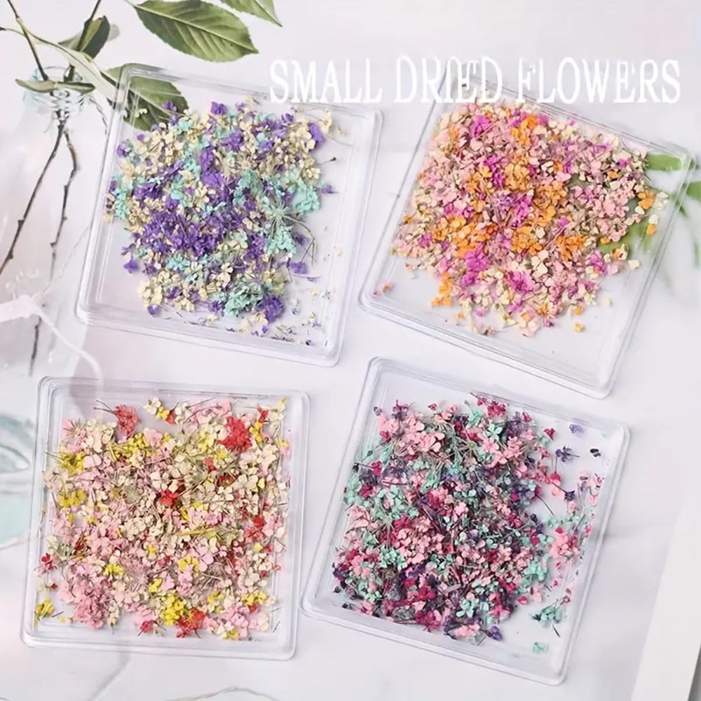 POWPOP manicure station lifestyle scene showing flowers ready for salon use