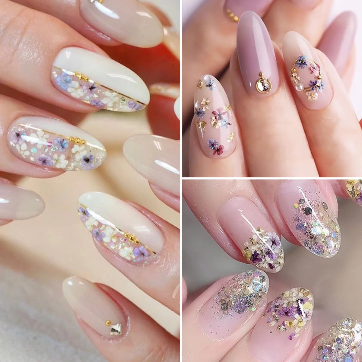 POWPOP dried flowers embedded in resin jewelry showing multiuse craft versatility