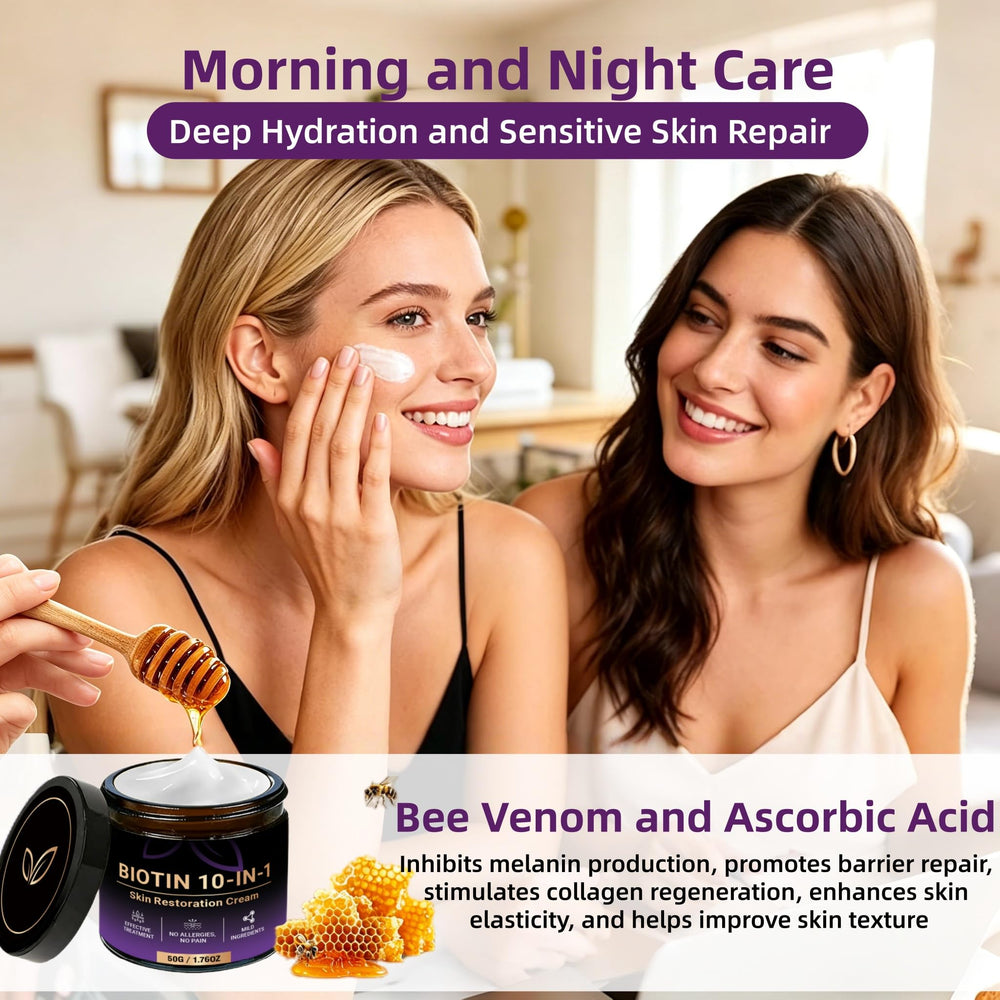 POYICGS cream on bathroom shelf in lifestyle setting conveying daily routine benefit