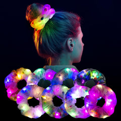 POZILAN front packaging showing eight colorful LED scrunchies and bright benefit