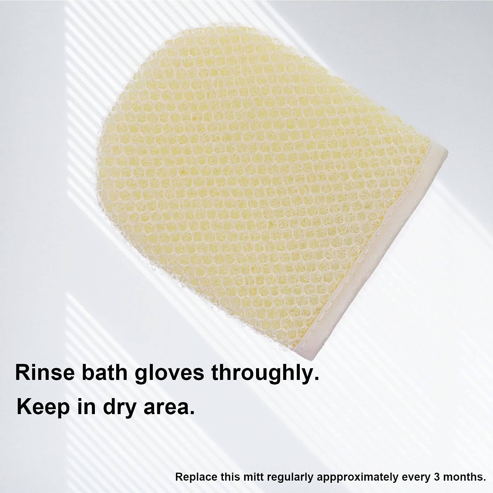 PPHAO BASIC mitts arranged in bathroom setting showing everyday use
