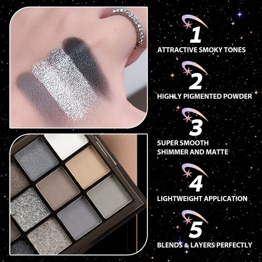 PPPanYiDi close-up of pan texture revealing fine, blendable matte and shimmer pigments