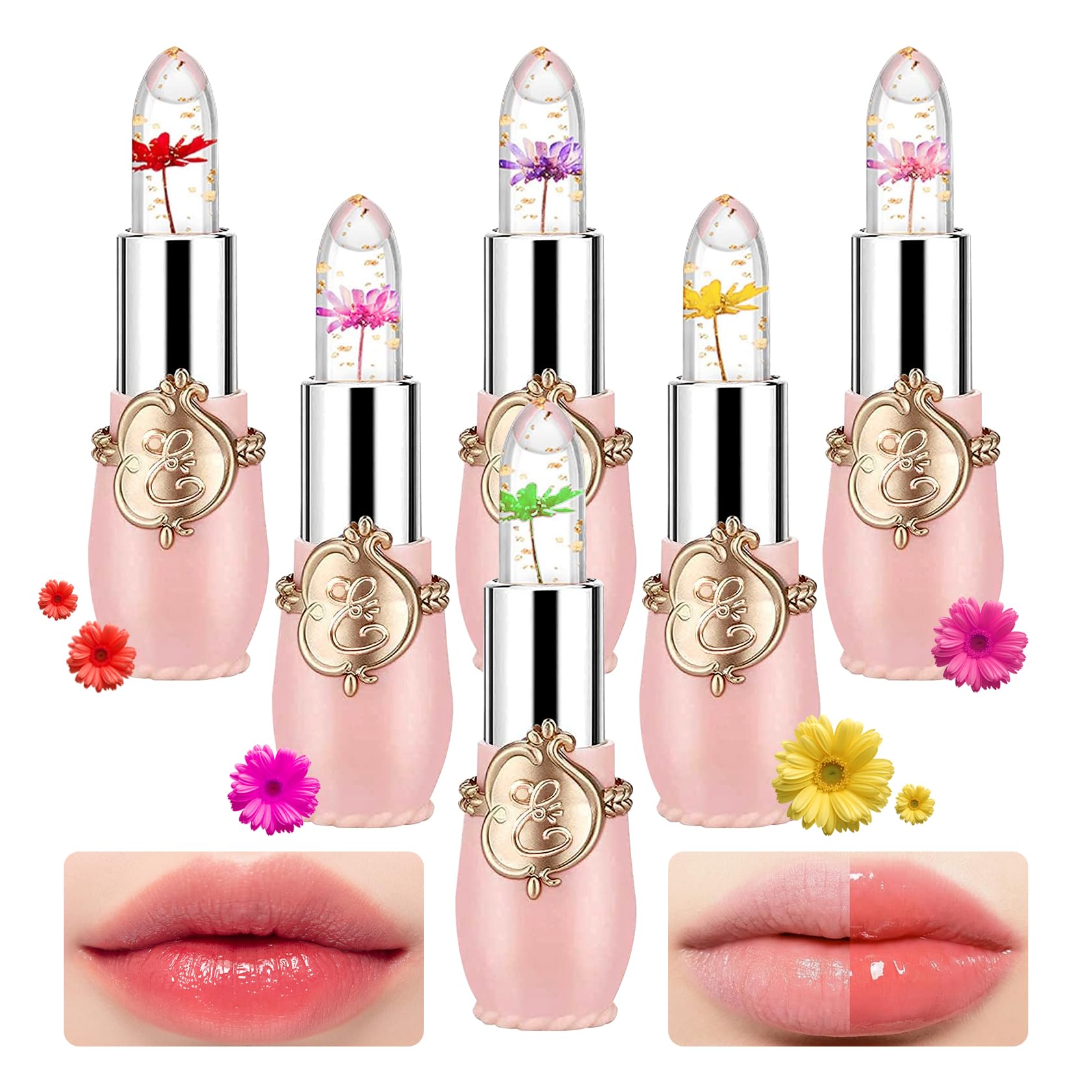 PPPanYiDi front packaging showing six jelly lipsticks and gift appeal