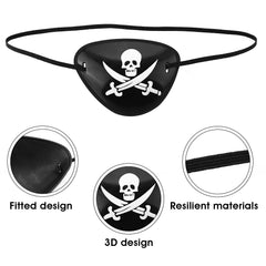 Prasacco detail showing foam texture and white skull print, durable costume look