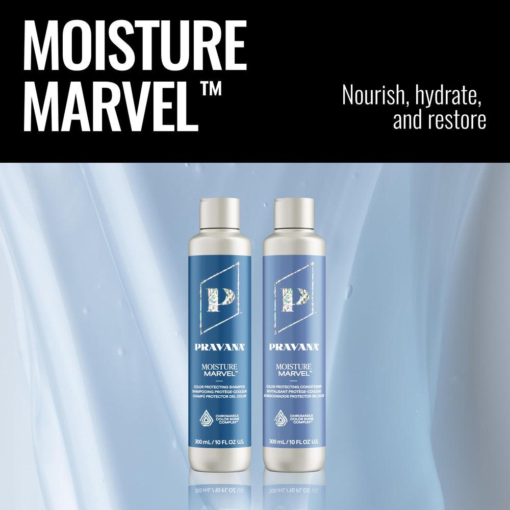 Pravana conditioner displayed with Chromasilk products to show color care pairing
