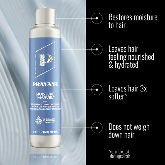 Pravana conditioner open cap showing creamy lotion texture and smooth spread