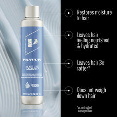 Pravana conditioner open cap showing creamy lotion texture and smooth spread
