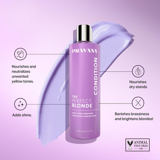 PRAVANA conditioner texture pouring from bottle demonstrating smooth moisturizing formula