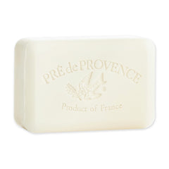 Pre de Provence front packaging showing elegant soap box, conveys premium quality