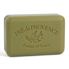 Pre de Provence front packaging showing green tea soap and premium look
