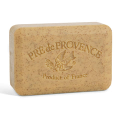 Pre de Provence front packaging showing honey almond soap and luxe presentation
