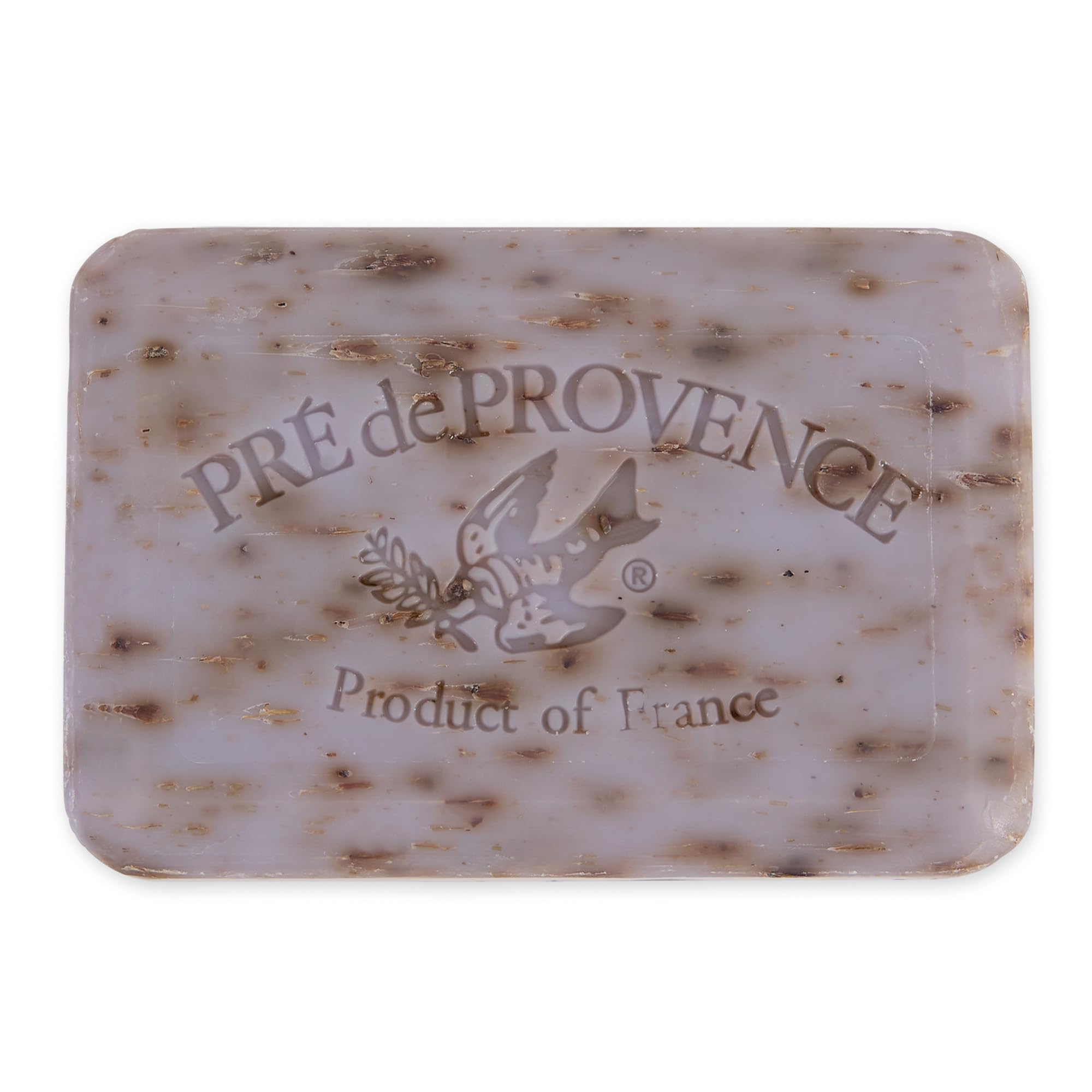 Pre de Provence soap surface close-up showing quad-milled texture for smoother lather