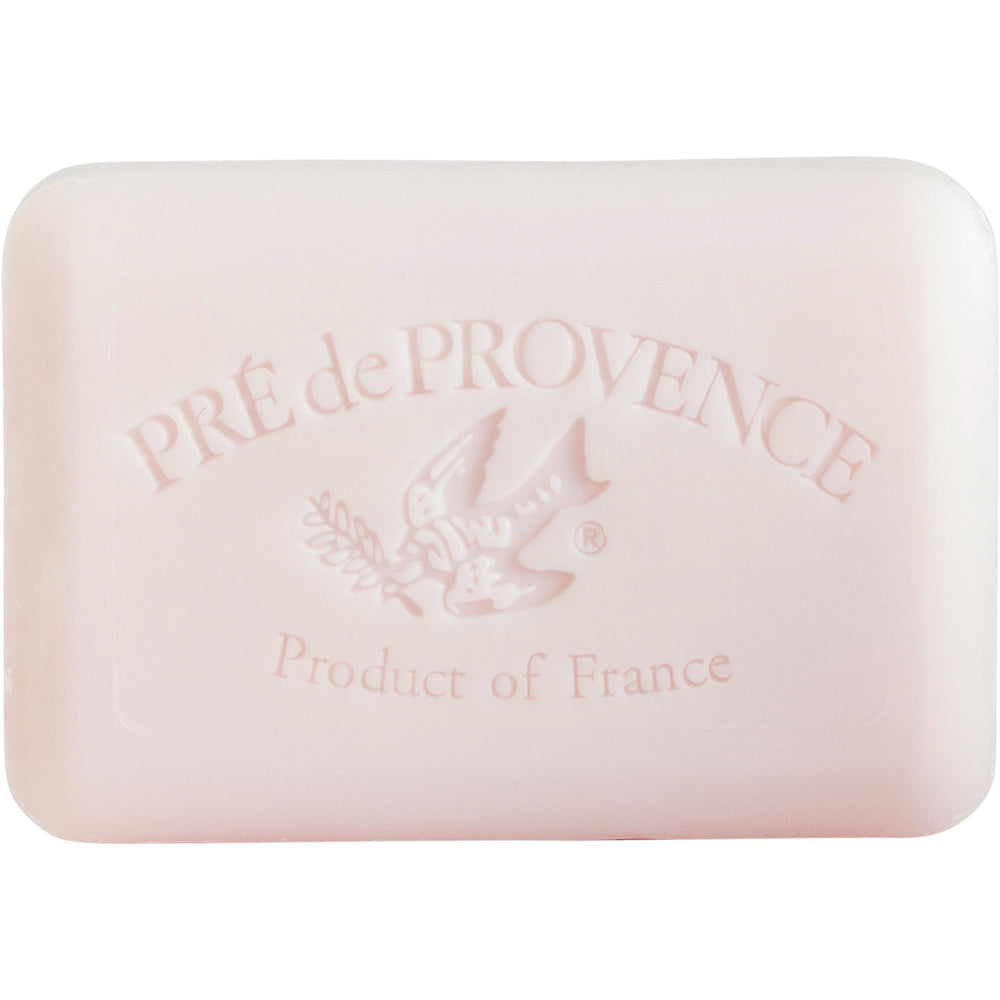 Pre de Provence close-up of soap texture highlighting smooth quad-milled finish