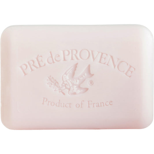 Pre de Provence close-up of soap texture highlighting smooth quad-milled finish